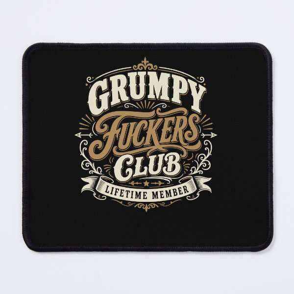 Item preview, Grumpy Fuckers Club Vintage Lifetime Member  designed and sold by studio-ssaam.