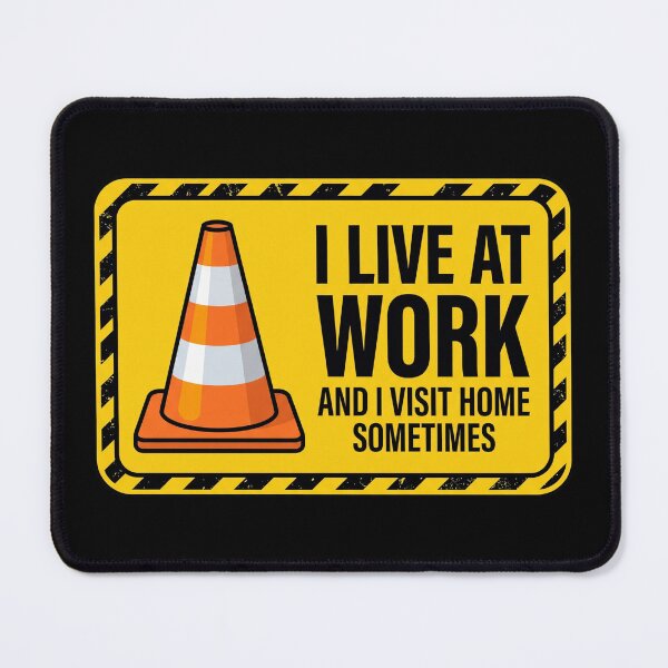 Item preview, I Live At Work And I Visit Home Sometimes designed and sold by dudelinart.