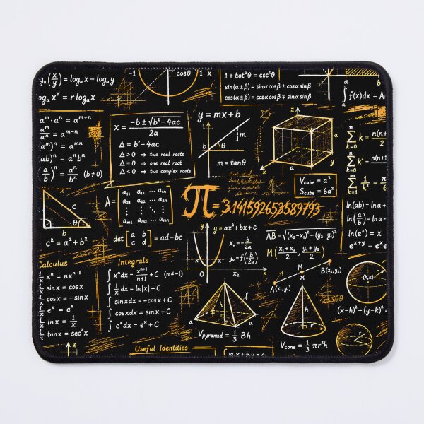 Item preview, The Language of Mathematics | Black & Gold STEM Blueprint designed and sold by M.Store.
