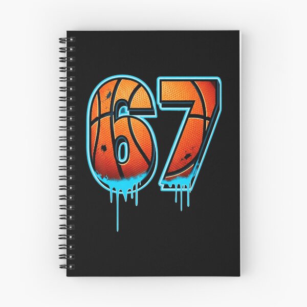 Item preview, 67 Basketball Drip Number With Neon Street Court Style designed and sold by allistermariam.