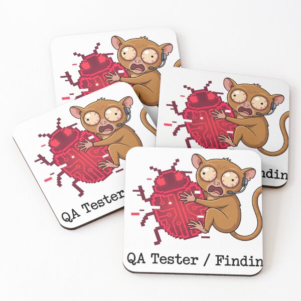 Item preview, Chaotic Tarsier QA Tester Bug Hunter Funny IT designed and sold by ModMotiff.