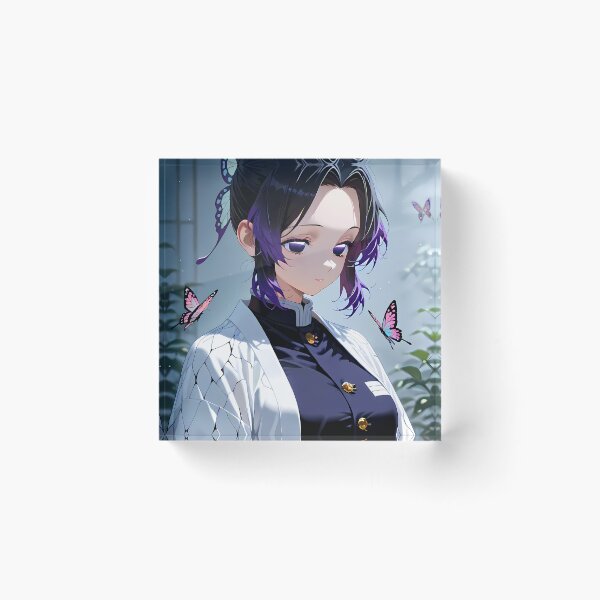 Item preview, Shinobu Kocho Demon Slayer Quiet Butterfly Moment By The Window designed and sold by PMartistStudio.