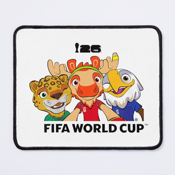 Item preview, Kids FIFA World Cup 26 Mascots Maple Zayu Clutch Football Fan designed and sold by WoodrowCaldwell.