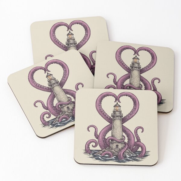 Item preview, Love From The Deep Lighthouse Tentacles designed and sold by Gkinoki.