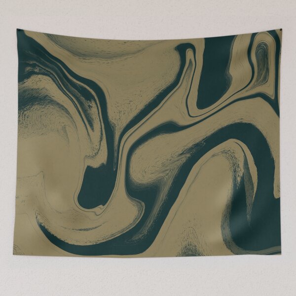 Item preview, Emerald & Sand Luxury Fluid Marble designed and sold by CaramelCo.