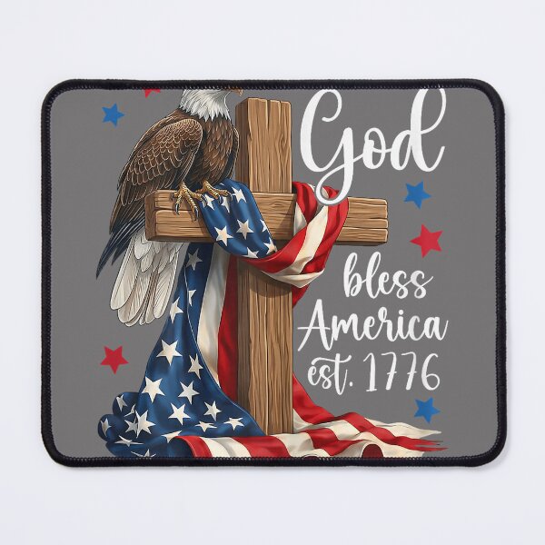 Item preview, God Bless America Bald Eagle USA 250 Patriotic 4th of July designed and sold by KristineLi.