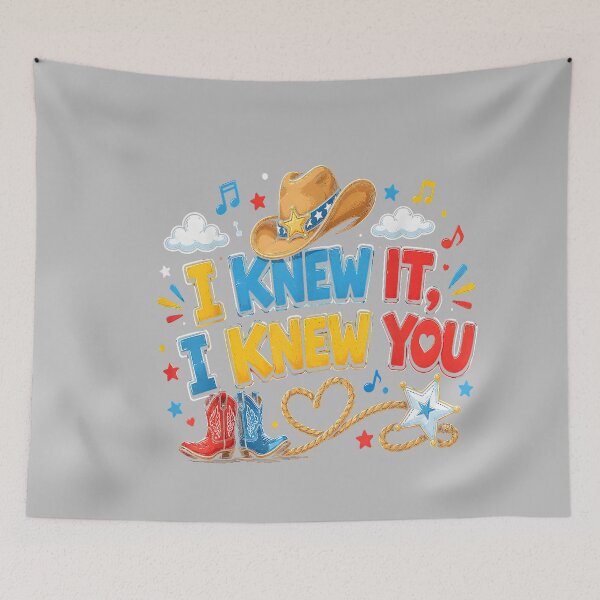 Item preview, I Knew It I Knew You Funny Western Cowgirl Retro designed and sold by mjohnson9.