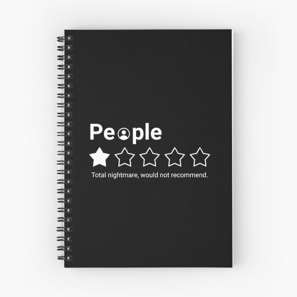 Item preview, People, One Star, Total Nightmare, Would Not Recommend Sarcastic Review designed and sold by Dondonmart.