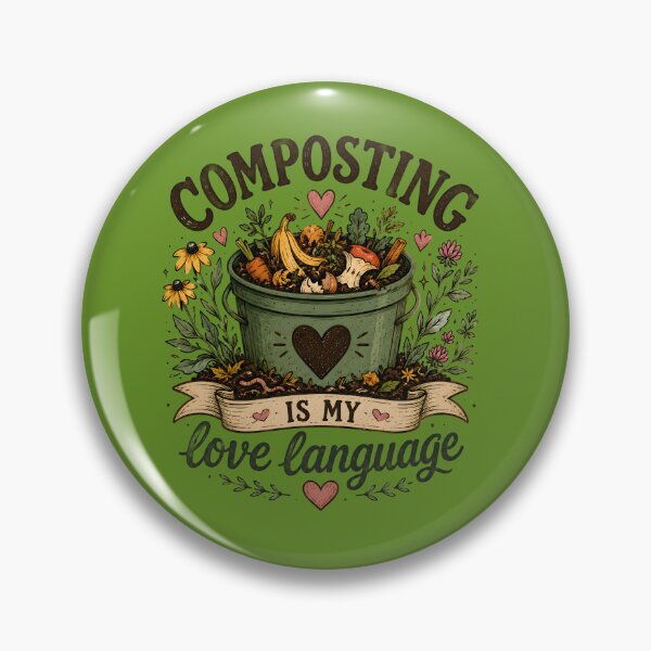 Item preview, Composting Is My Love Language designed and sold by Stylishly Eco.