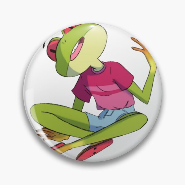 Item preview, Chill Summer Tree Frog Indie Skater Illustration designed and sold by FrogBox-Studio.