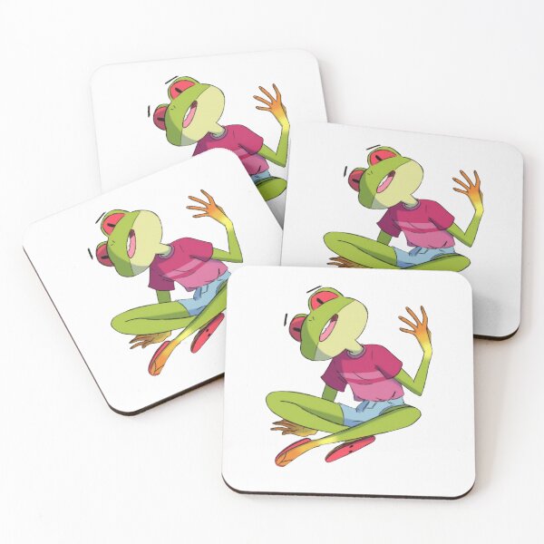 Item preview, Chill Summer Tree Frog Indie Skater Illustration designed and sold by FrogBox-Studio.