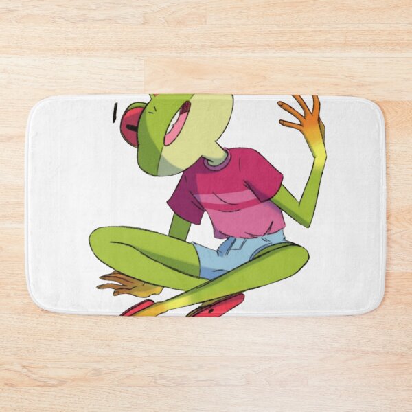 Item preview, Chill Summer Tree Frog Indie Skater Illustration designed and sold by FrogBox-Studio.