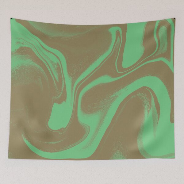 Item preview, Mint & Sage Fluid Marble: Modern Pastel Abstract Design designed and sold by CaramelCo.