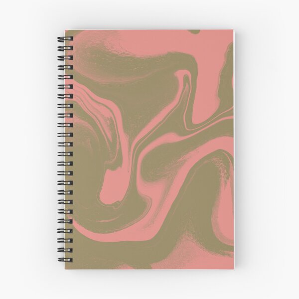 Item preview, Terracotta and Dusty Rose Abstract Fluid Marble designed and sold by CaramelCo.