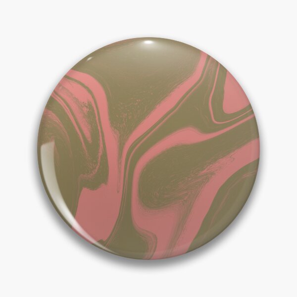 Item preview, Terracotta and Dusty Rose Abstract Fluid Marble designed and sold by CaramelCo.