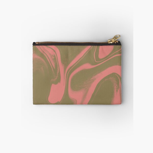 Item preview, Terracotta and Dusty Rose Abstract Fluid Marble designed and sold by CaramelCo.