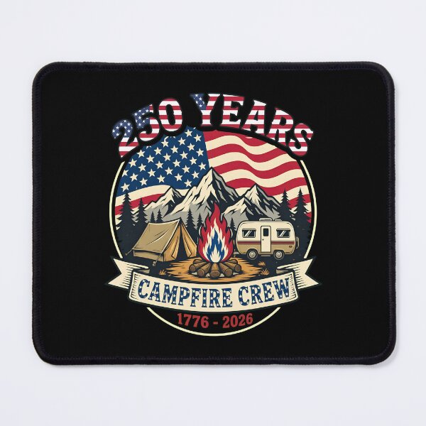 Item preview, 250 Years Campfire Crew 1776 2026 250th 4th July Camping designed and sold by thomas-frame.