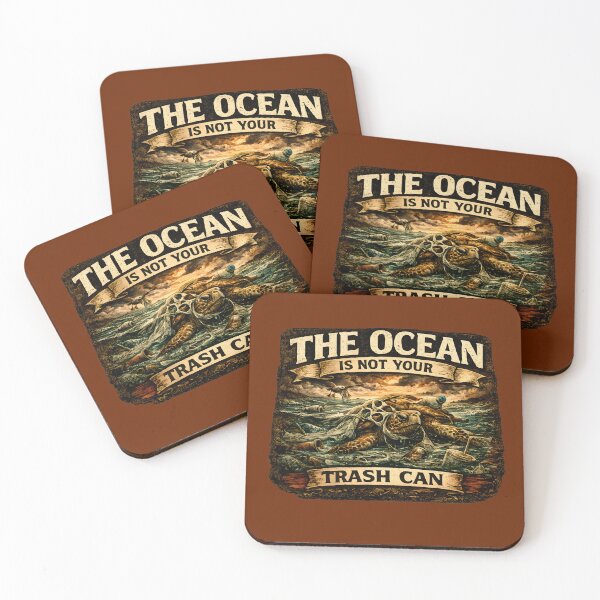Item preview, The Ocean Is Not Your Trash Can designed and sold by Stylishly Eco.