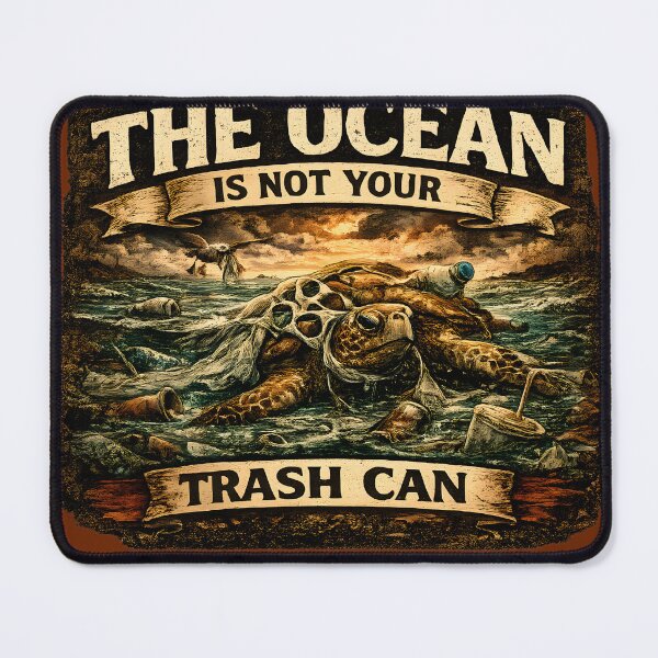 Item preview, The Ocean Is Not Your Trash Can designed and sold by Stylishly Eco.