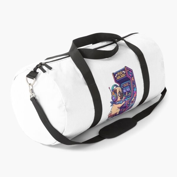 Item preview, Pug Arcade High Score Retro Gamer Dog designed and sold by PictoVibe.