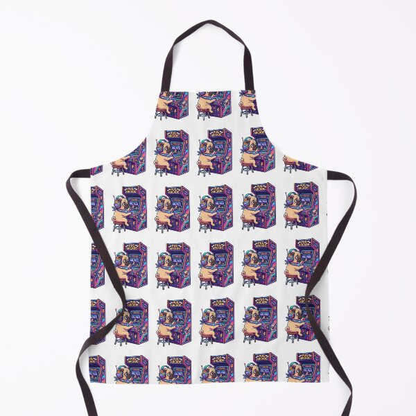 Item preview, Pug Arcade High Score Retro Gamer Dog designed and sold by PictoVibe.