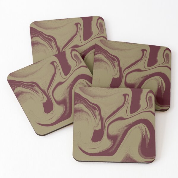 Artikelvorschau, Royal Bordeaux und Antique Gold Fluid Marble entworfen und verkauft von CaramelCo.