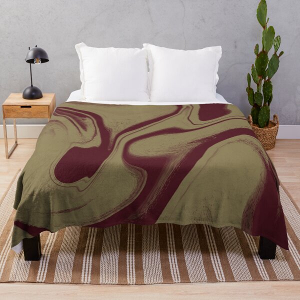 Artikelvorschau, Royal Bordeaux und Antique Gold Fluid Marble entworfen und verkauft von CaramelCo.