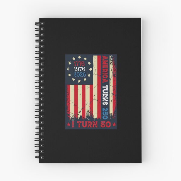 Item preview, America Turns 250 I Turn 50 Year Old 1976 50th Birthday designed and sold by thomas-frame.