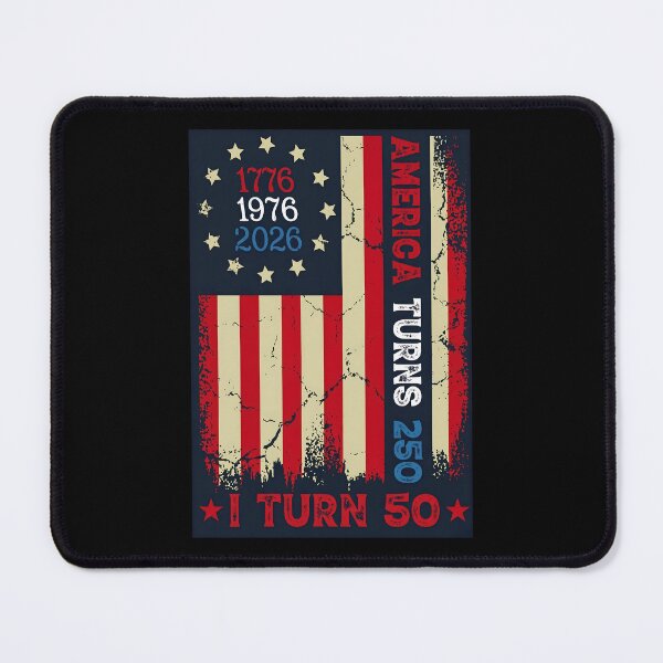 Item preview, America Turns 250 I Turn 50 Year Old 1976 50th Birthday designed and sold by thomas-frame.