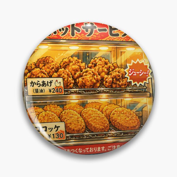 Item preview, Konbini Hot Snack Case Sticker | Karaage Korokke Japanese Convenience Store Art designed and sold by SeiMeets.