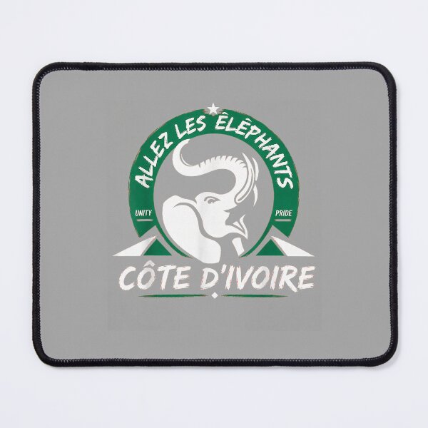 Item preview, Ivory Coast Pride Cote D'Ivoire Heritage Elephant Flag designed and sold by ArleneRowe.
