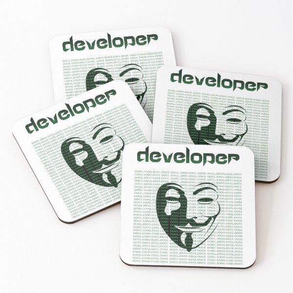 Item preview, Retro Hacker Matrix Binary Code Software Developer Tech Gift designed and sold by ThiagoSDantas.
