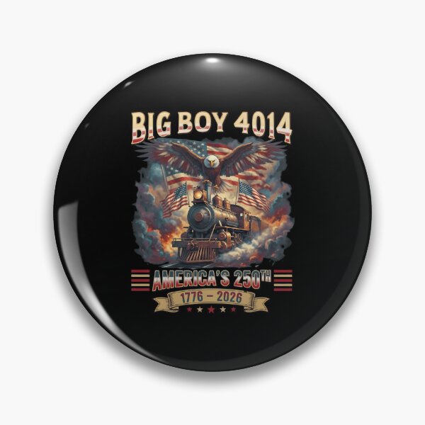 Item preview, big boy 4014 train 4th of july retro us flag vintage designed and sold by thomas-frame.