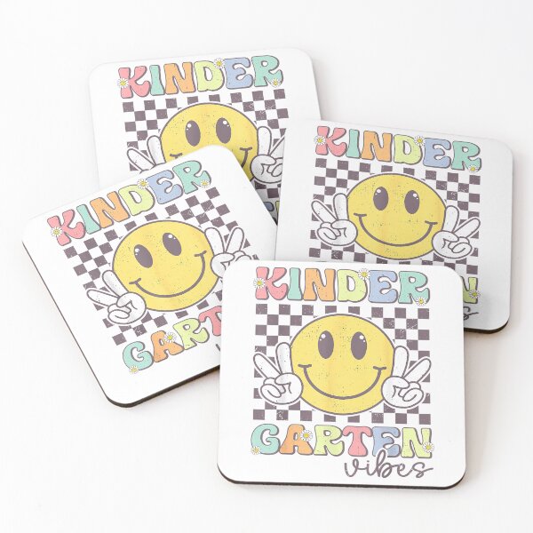 Item preview, Kindergarten Vibes Smile Face Back to School Teachers Kids T-Shirt designed and sold by ‘Nothing Scares Me’ Store.