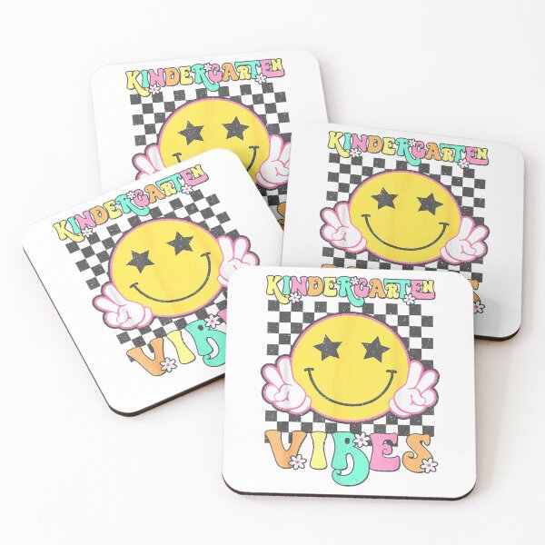 Item preview, Kindergarten Vibes Smile Face Back to School Kinder Girl Kid T-Shirt designed and sold by Voila-creative.