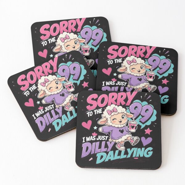 Item preview, Sorry To The 99 I Was Just Dilly Dallying Cute Sheep Coffee designed and sold by haitrieuic96.