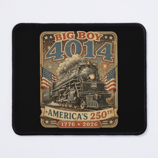 Item preview, Big Boy 4014 Train 4th of July Retro US Flag Vintage designed and sold by thomas-frame.