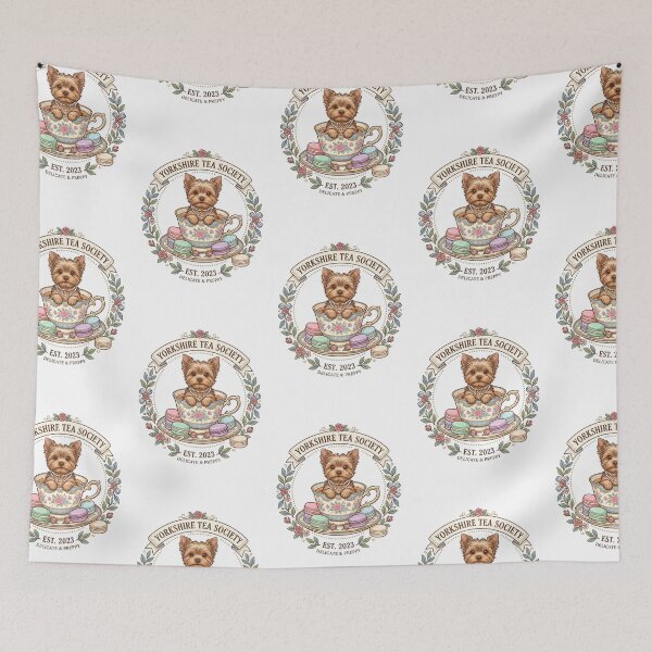 Item preview, Yorkshire Tea Society High Tea Teacup Dog designed and sold by PictoVibe.
