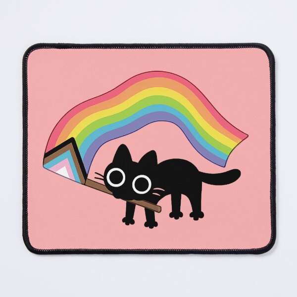 Item preview, Cat with pride flag designed and sold by YChangShop.