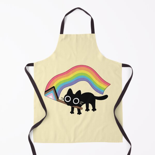 Item preview, Cat with pride flag designed and sold by YChangShop.