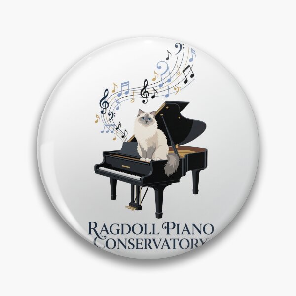 Item preview, Ragdoll Piano Conservatory Classical Music Cat designed and sold by PictoVibe.