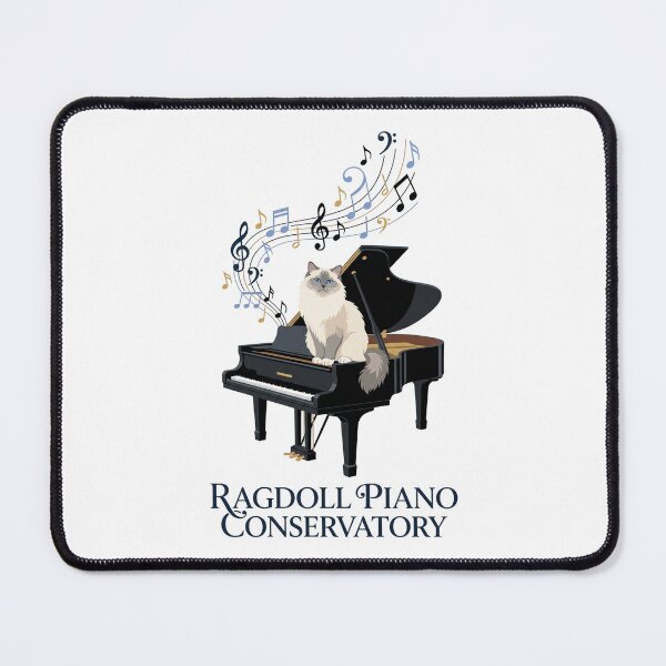 Item preview, Ragdoll Piano Conservatory Classical Music Cat designed and sold by PictoVibe.