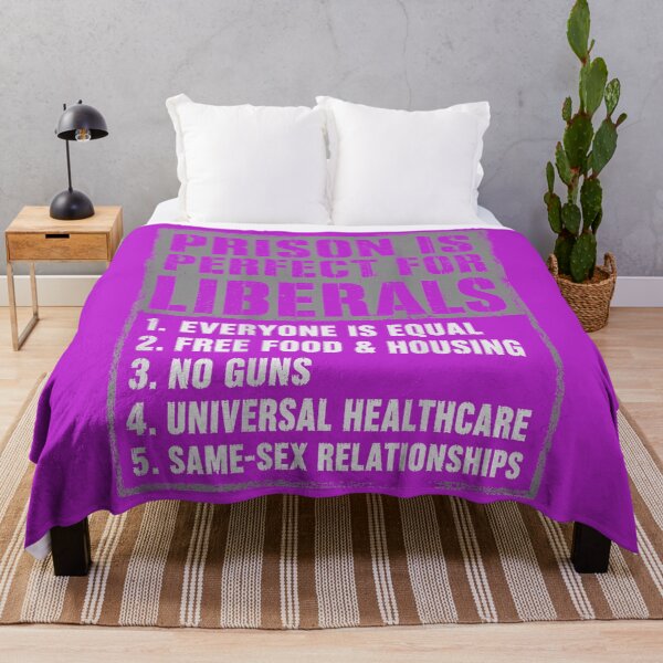 Item preview, Prison is Perfect for Liberals Anti Liberal Quote designed and sold by melodycook.