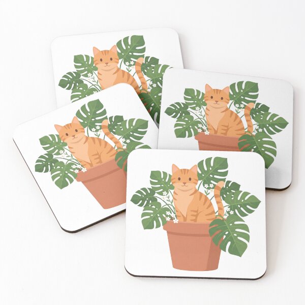 Item preview, Cute Cottagecore Cat in Flower Pot Aesthetic Illustration Main Tag: Cat Mom designed and sold by pattman.