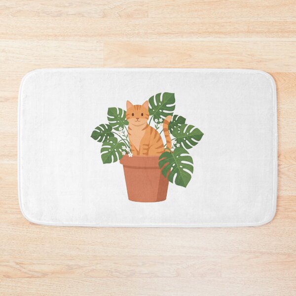Item preview, Cute Cottagecore Cat in Flower Pot Aesthetic Illustration Main Tag: Cat Mom designed and sold by pattman.