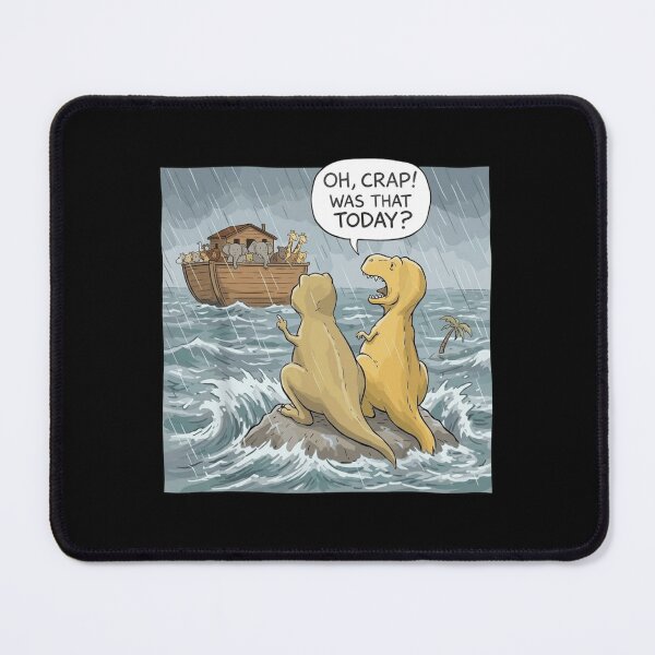 Item preview, Funny Dinosaur Noah's Ark Oh Crap Was That Today Extinction Cartoon designed and sold by haitrieuic96.