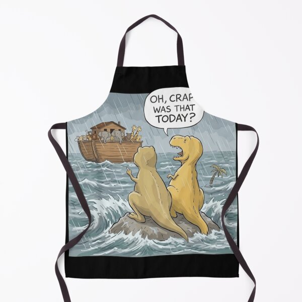 Item preview, Funny Dinosaur Noah's Ark Oh Crap Was That Today Extinction Cartoon designed and sold by haitrieuic96.