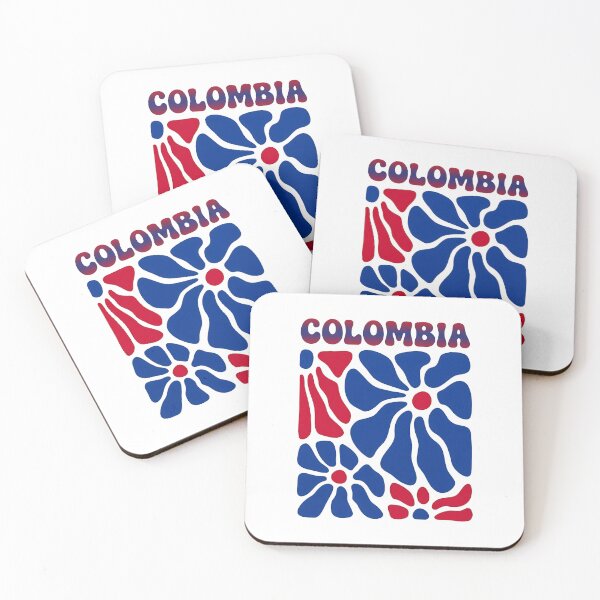 Item preview, Colombia Floral Boho Flowers Cute Groovy Colombian Girl designed and sold by thomas-frame.