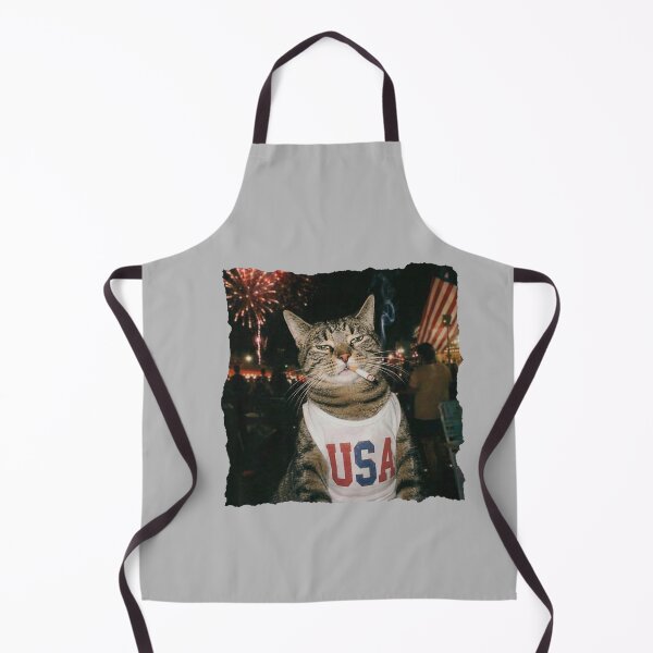 Item preview, July 4th Patriotic Cat Smoking Cigarette 250 Years Cat Lover designed and sold by mjohnson9.