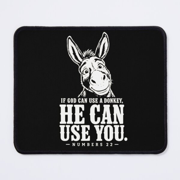 Item preview, If God Can Use A Donkey He Can Use You Numbers 22 Bible Verse designed and sold by haitrieuic96.